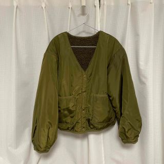 ダブルクローゼット(w closet)の【SALE】w closet ダブルクローゼット ダブクロ ショートボアブルゾン(ブルゾン)