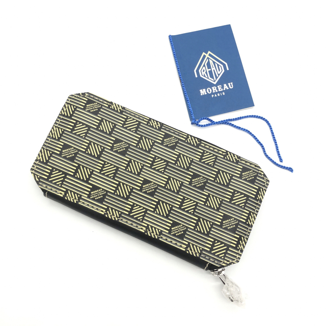 新品!】MOREAU PARIS ラウンドジップ カーフスキン 長財布 | www.kzmr