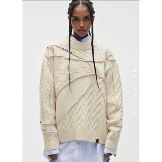 ザラ(ZARA)のZARA ADERERROR ニット SMサイズ 即完売品 white(ニット/セーター)