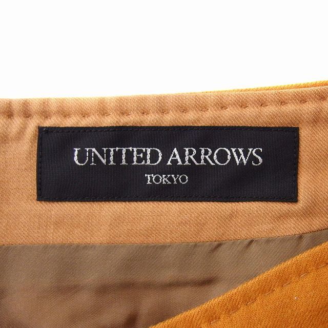 UNITED ARROWS(ユナイテッドアローズ)のユナイテッドアローズ UNITED ARROWS タック フレアスカート ひざ丈 レディースのスカート(ひざ丈スカート)の商品写真