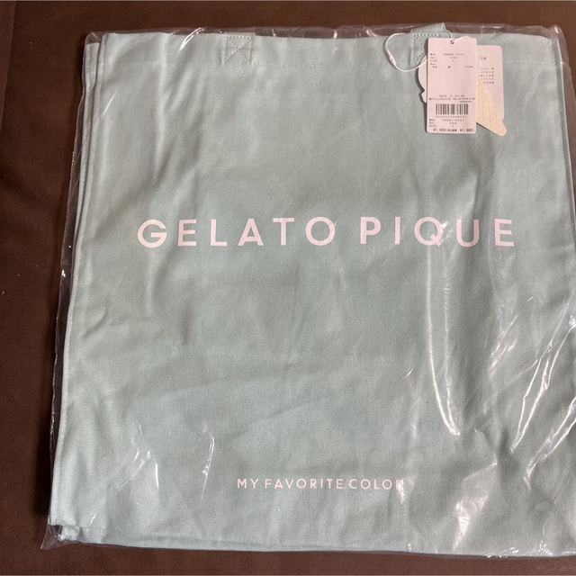 gelato pique(ジェラートピケ)のジェラートピケ  ホビートートバッグ　グリーン レディースのバッグ(トートバッグ)の商品写真