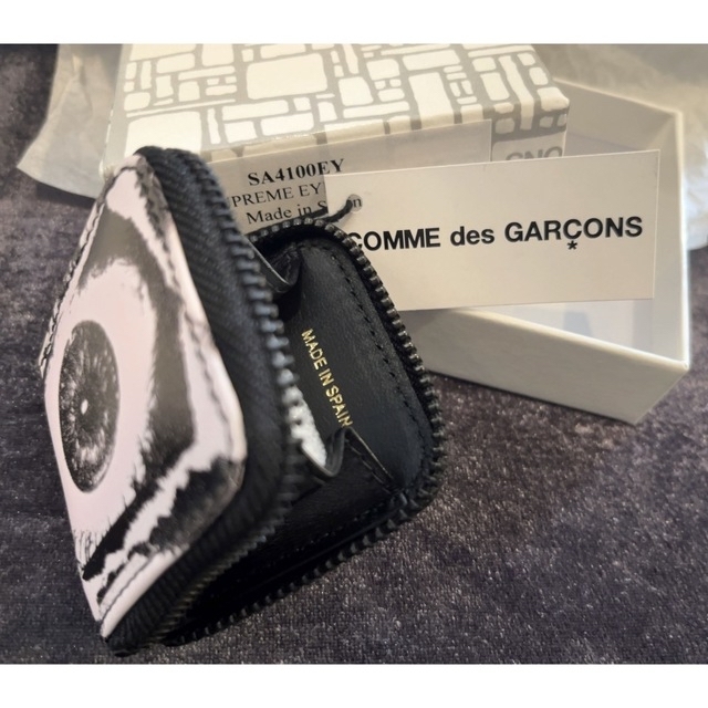 Supreme(シュプリーム)の新品未使用 コムデギャルソン×SUPREME ハーフジップコインウォレットピンク メンズのファッション小物(折り財布)の商品写真