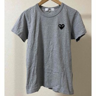 コムデギャルソン(COMME des GARCONS)のPLAY COMME des GARCONS プレイ コムデギャルソン グレー(カットソー(半袖/袖なし))