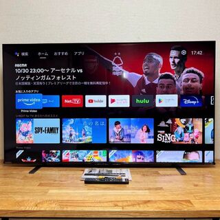 東芝 65V型 4K 液晶テレビ Android TV 65M550K
