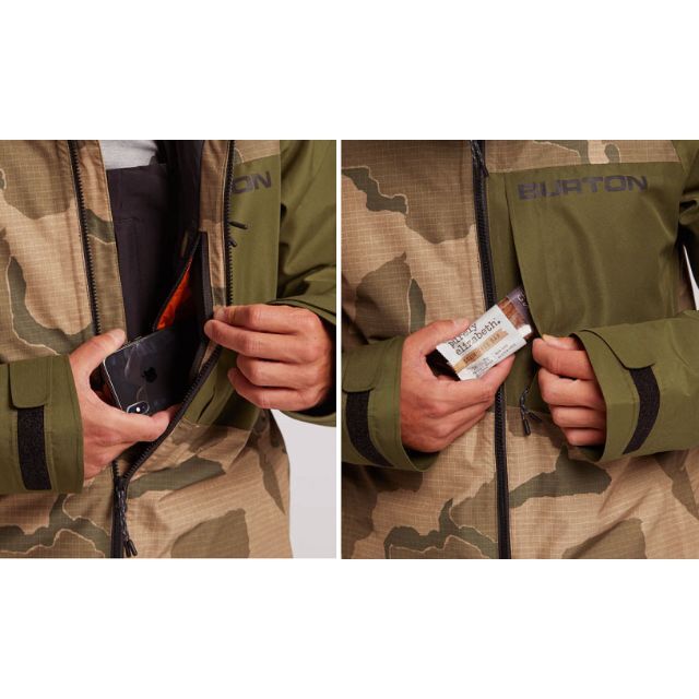 バートン レイディアル ジャケット ゴアテックス