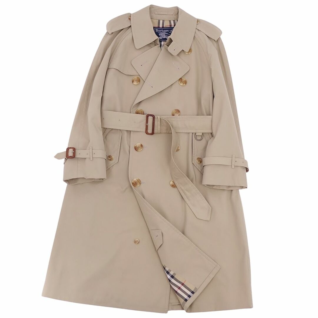 BURBERRY(バーバリー)のVintage バーバリー コート トレンチコート メンズ コットン アウター 古着 90-165(S相当) ベージュ メンズのジャケット/アウター(トレンチコート)の商品写真