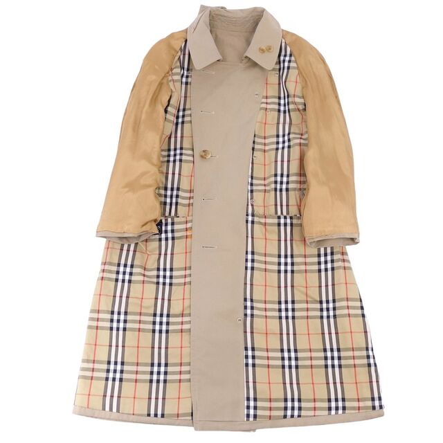 BURBERRY(バーバリー)のVintage バーバリー Burberrys コート トレンチコート メンズ 英国製 コットン アウター 古着 M ベージュ メンズのジャケット/アウター(トレンチコート)の商品写真