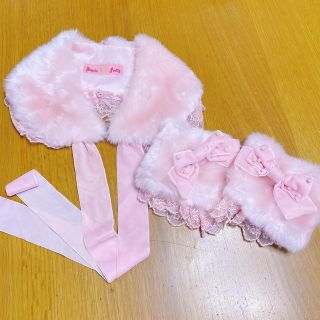 アンジェリックプリティー(Angelic Pretty)のファー付け襟、カフスセット(その他)