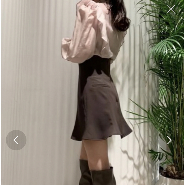 snidel フレアミニスカショーパン