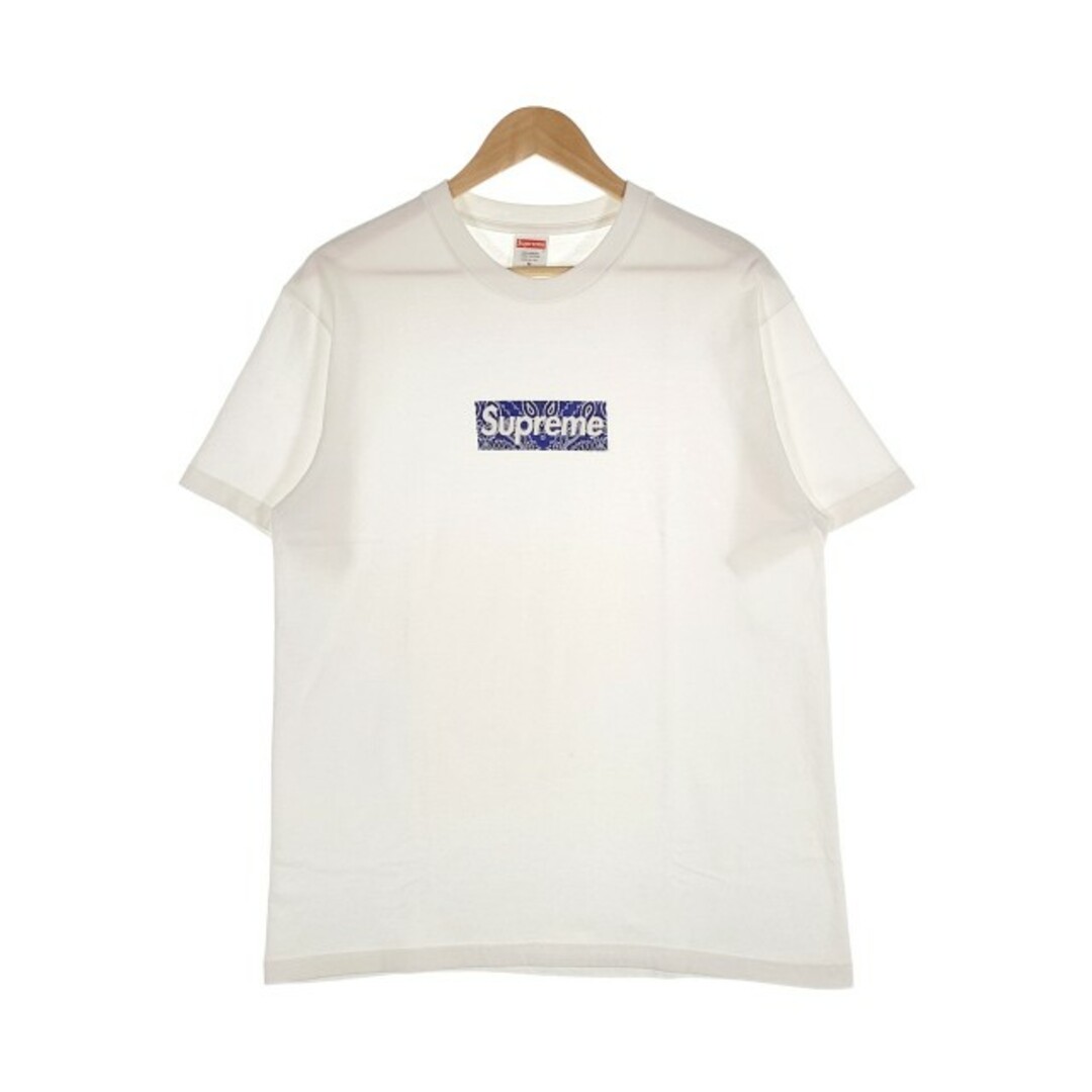 シュプリーム 19AW バンダナボックスロゴ Tシャツ Size M | フリマアプリ ラクマ