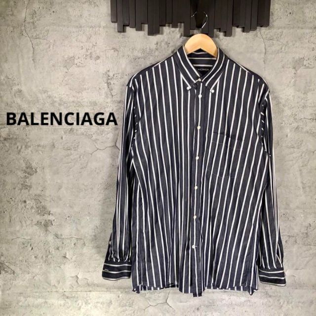 Balenciaga - 『BALENCIAGA』バレンシアガ (38) ストライプシャツの