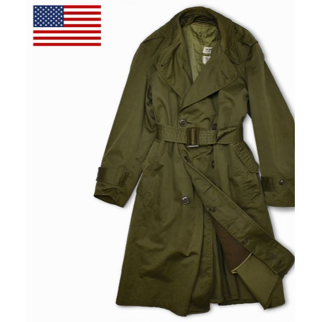 50's U.S.ARMY M-54 OVER COAT OG-107 S-S メンズのジャケット/アウター(トレンチコート)の商品写真