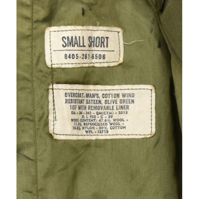 50's U.S.ARMY M-54 OVER COAT OG-107 S-S メンズのジャケット/アウター(トレンチコート)の商品写真