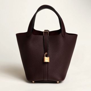 エルメス(Hermes)の【新品・未使用品】ピコタン・ロック エクラ PM ルージュセリエ キャバン 茶色(ハンドバッグ)