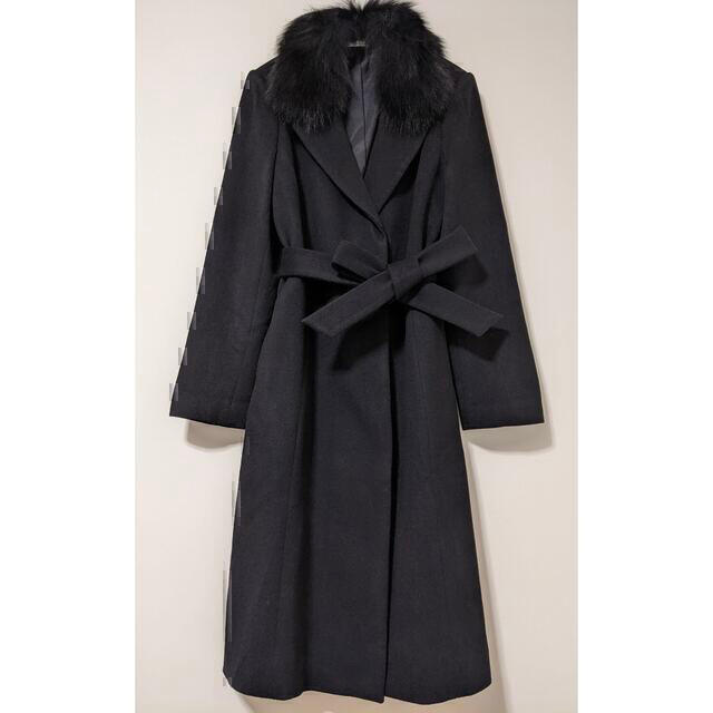 ANAYI フォックスファー付き カシミヤ100 コート. - www.husnususlu.com