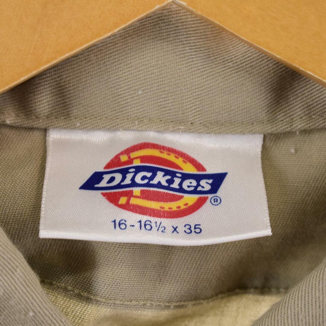 Dickies(ディッキーズ)の古着 ディッキーズ Dickies 長袖 ワークシャツ メンズXL /eaa287613 メンズのトップス(シャツ)の商品写真