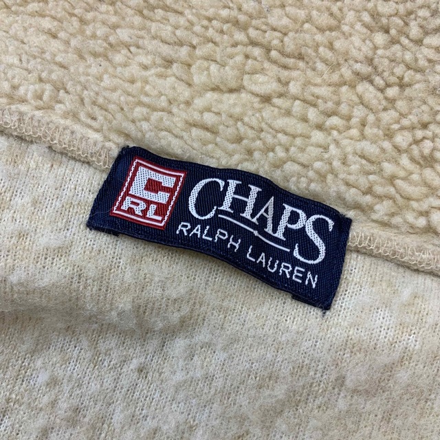 CHAPS(チャップス)の希少 CHAPS Ralph Lauren  ポロベア刺繍  ボアジャケット メンズのジャケット/アウター(ブルゾン)の商品写真