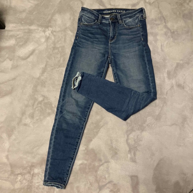 American Eagle(アメリカンイーグル)のアメリカンイーグル ハイライズストレッチデニム レディースのパンツ(デニム/ジーンズ)の商品写真