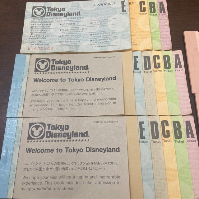 Disney(ディズニー)のディズニーチケット　5セット チケットの施設利用券(遊園地/テーマパーク)の商品写真