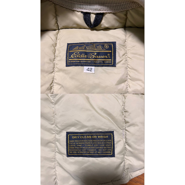 Eddie Bauer(エディーバウアー)の柴田ひかり着用｜90s Eddie Bauer グースダウンベスト [M相当] レディースのジャケット/アウター(ダウンベスト)の商品写真