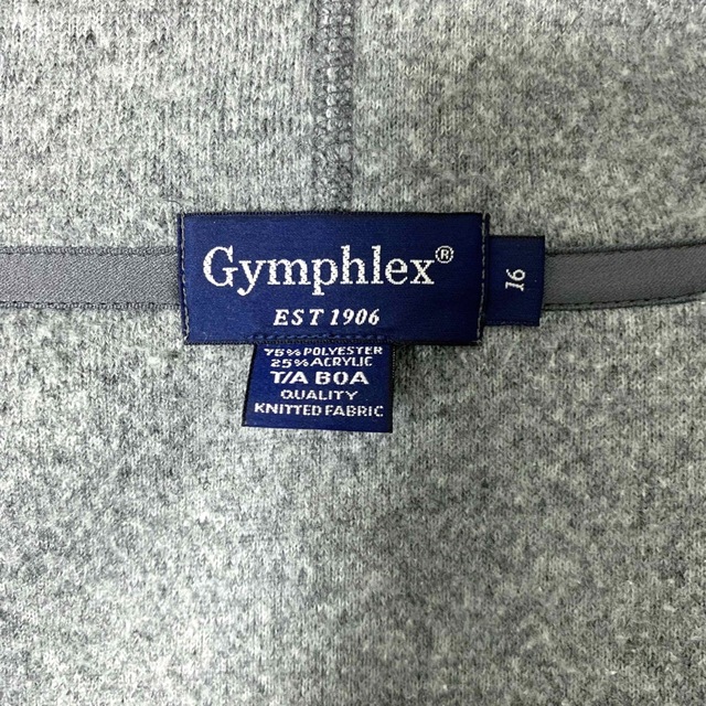 GYMPHLEX(ジムフレックス)の定1.7万　Gymphlex ジムフレックス　ボアフリースパーカー16 グレー レディースのトップス(パーカー)の商品写真
