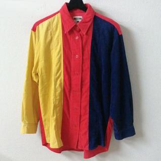 モスキーノ(MOSCHINO)のvintage moschino coduroy shirt ap(シャツ/ブラウス(長袖/七分))