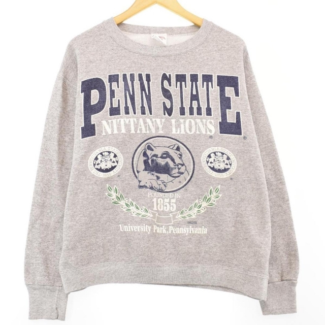 COLLEGIATE ペンシルバニア州立大学 PENNSYLVANIA STATE カレッジスウェットシャツ トレーナー USA製 メンズL /eaa295304