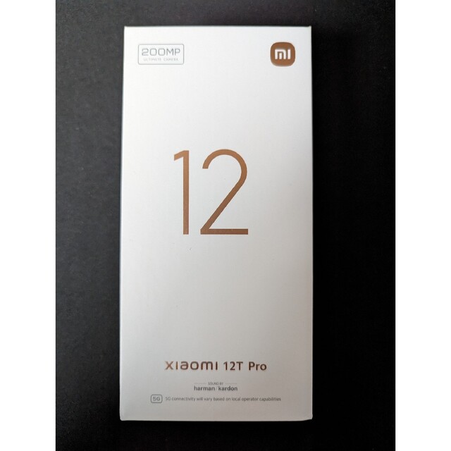 Xiaomi 12T Pro 8/256GB 黒　中国版　ほぼ新品　オマケあり