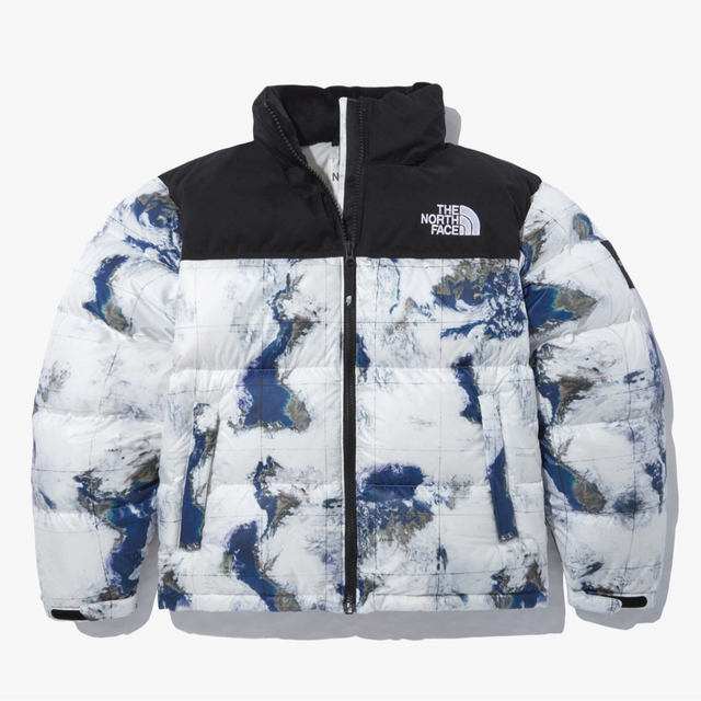 THE NORTH FACE(ザノースフェイス)のラスト一点❣️ノースフェイス　ノベルティ　ヌプシ　ダウン　プリント  L メンズのジャケット/アウター(ダウンジャケット)の商品写真