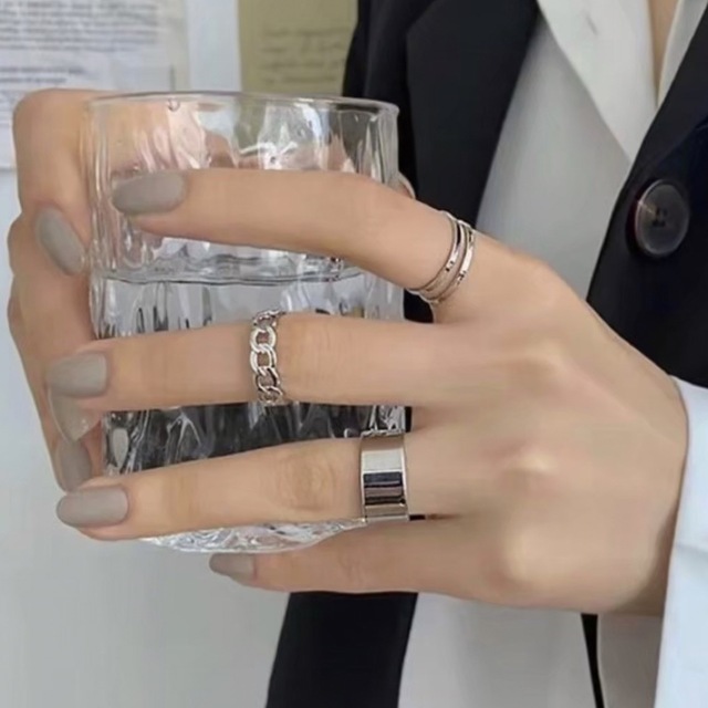 シルバー  指輪  リング　レディース　メンズ　セット　silver 韓国 メンズのアクセサリー(リング(指輪))の商品写真