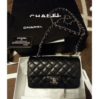 シャネル(CHANEL)の広島福屋店 購入正規 CHANEL シャネル 未使用 キャビアスキン マトラッセ(ショルダーバッグ)