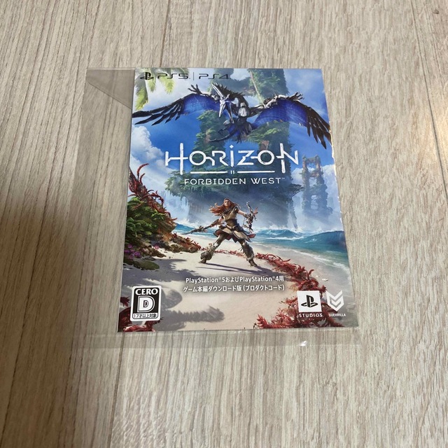 PlayStation4(プレイステーション4)のHORIZON Forbidden West ダウンロードコード　ホライゾン エンタメ/ホビーのゲームソフト/ゲーム機本体(携帯用ゲームソフト)の商品写真