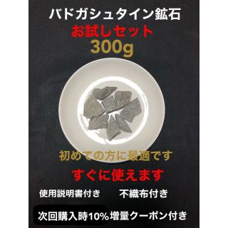 バドガシュタイン鉱石 300g（お試しセット）すぐに使えます（増量クーポン付き）(その他)