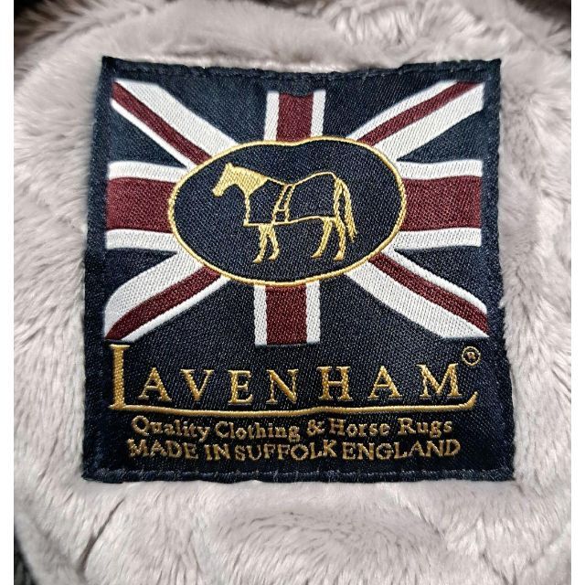 LAVENHAM(ラベンハム)のLAVENHAM ラベンハム キルティングコート チャコールグレー ロング レディースのジャケット/アウター(ロングコート)の商品写真