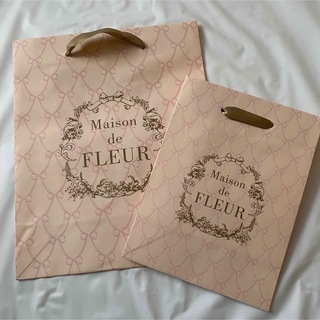 メゾンドフルール(Maison de FLEUR)のメゾンドフルール ショッパー 2枚(ショップ袋)