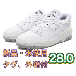 ニューバランス(New Balance)のラスト1点【28.0★新品★外箱付】ニューバランス BB550PB1 ホワイト(スニーカー)