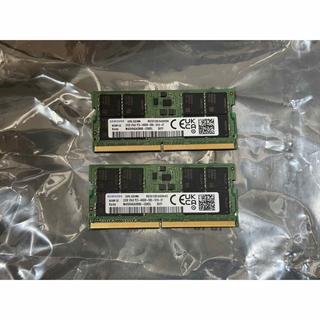 クルーシャル(crucial)の[送料無料] SAMSUNG  SODIMM DDR5 4800 64GB(PCパーツ)