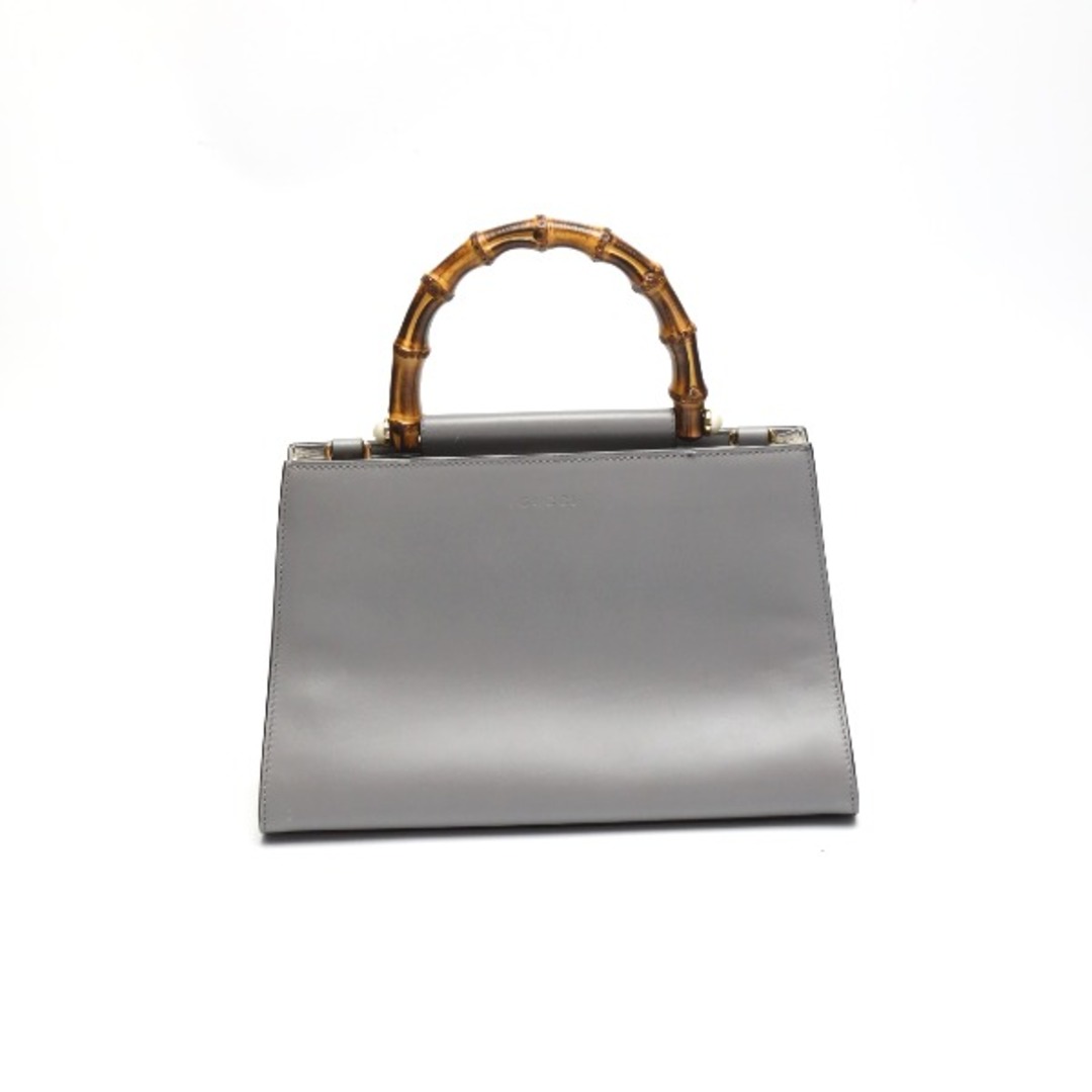 直営店に限定 Gucci バンブー GUCCI グレー ハンドバッグ 459076 グッチ ハンドバッグ グッチ パイソン バンブー ハンドバッグ ベージュ アニマル