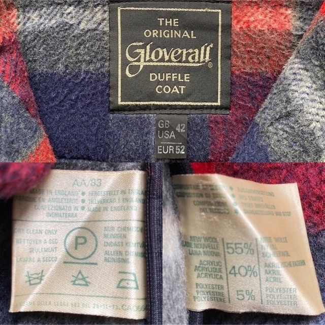 Gloverall(グローバーオール)の定番　gloverall  ダッフルコート　80's vintage 古着　 メンズのジャケット/アウター(ダッフルコート)の商品写真