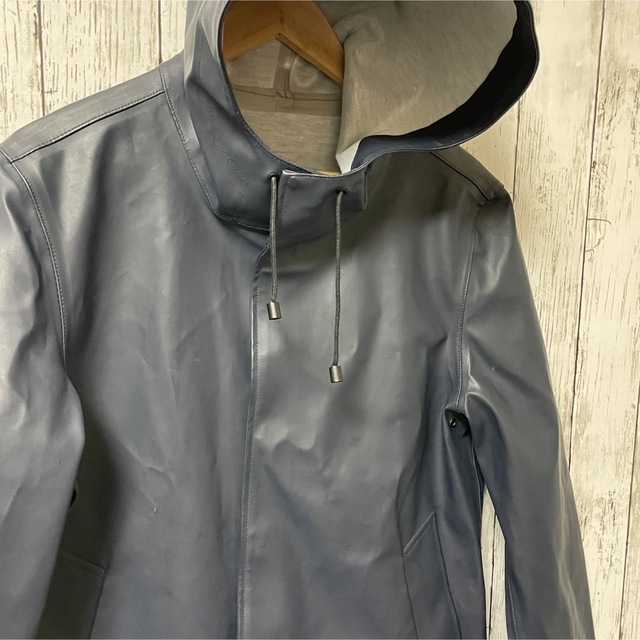 【レアデザイン】ZARA ザラ レインコート ハイネック防水・撥水 Lサイズ相当