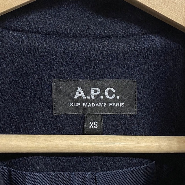 A.P.C. ステンカラーコート 厚手ウール