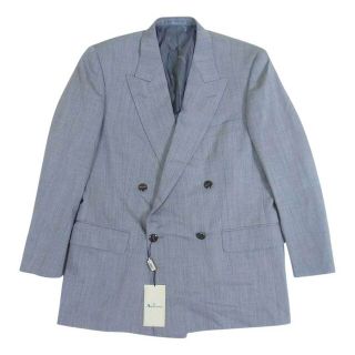 AQUA SCUTUM - Aquascutum アクアスキュータム ジャケット ウール混 ダブル ジャケット グレー系【極上美品】【中古】の