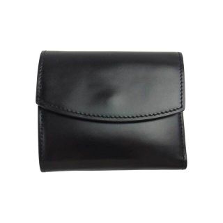 エムエムシックス(MM6)のMAISON MARGIELA メゾンマルジェラ ウォレット 21SS S55UA0296 WALLET トライフォールド コンパクト ウォレット 三つ折り財布 ブラック系【中古】(長財布)