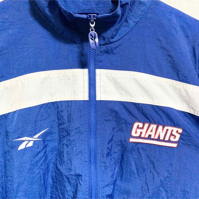 90s NFL GIANTS ナイロンジャケット リーボック ジャイアンツ 青 3