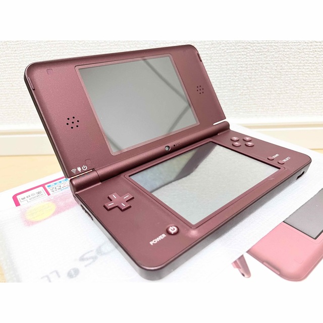 Nintendo ニンテンドー DSi LL 任天堂 完品・美品 ワインレッド 8