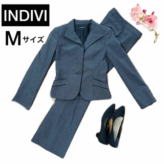 インディヴィ(INDIVI)の【にゃぽ様】INDIVI インディヴィ パンツスーツ セットアップ ビジネス M(スーツ)