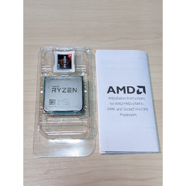 AMD Ryzen 5 2600 ※本体と説明書のみ