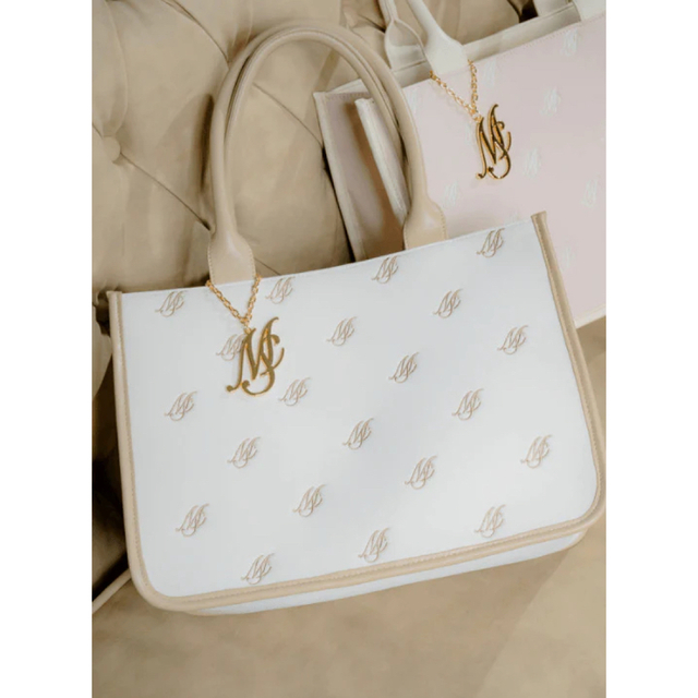 MISTREASS  Monogram Logo Tote Bag