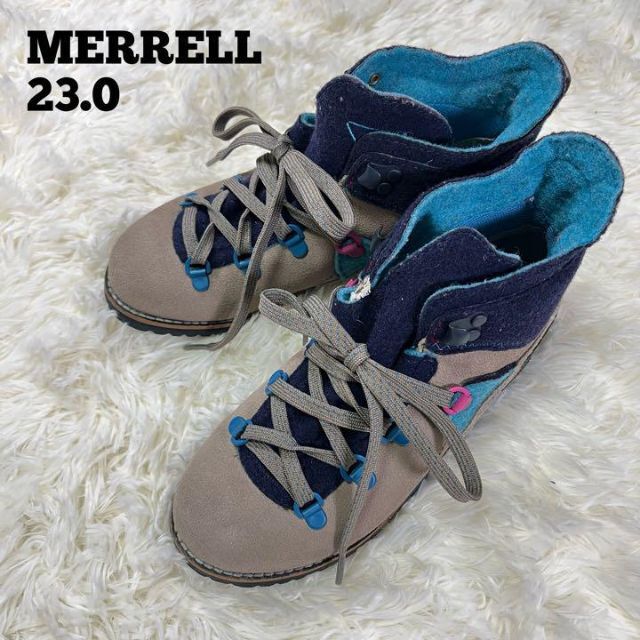 MERRELL トレッキングシューズ 23cm グレー