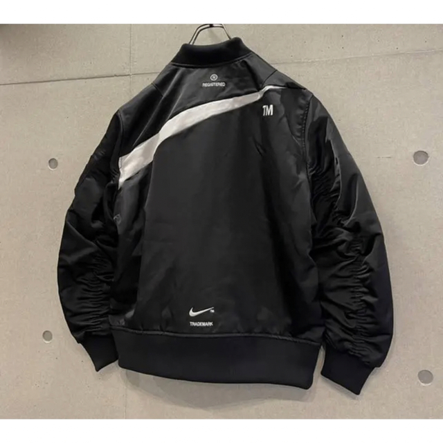 Nike swoosh ナイキ リバーシブル ボンバージャケット MA1 2XL - その他